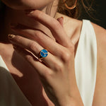 Cancer Diamond Zodiac Signet Ring