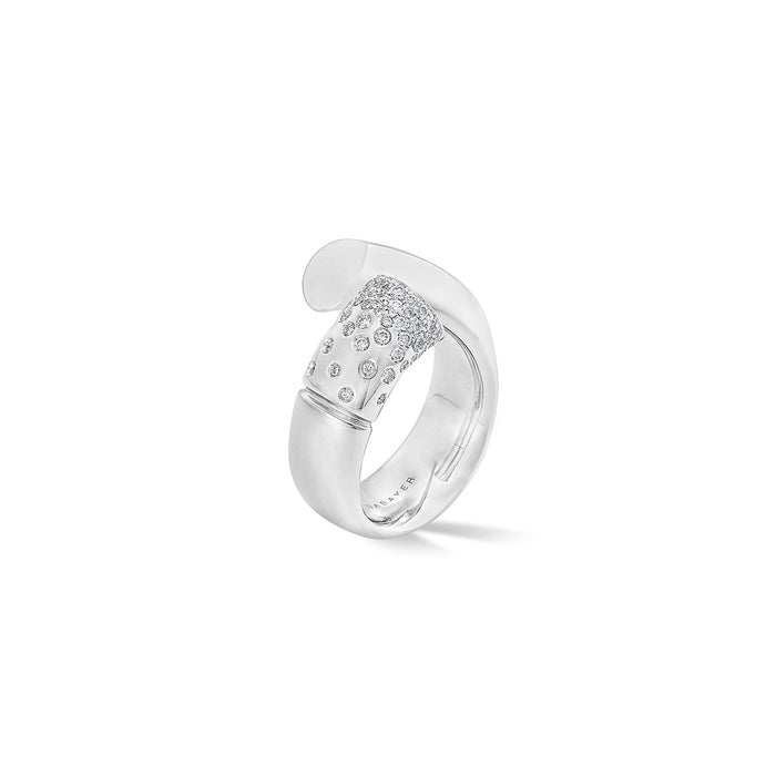 Pavé Diamond Large Oera Ring