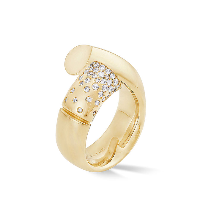 Pavé Diamond Large Oera Ring