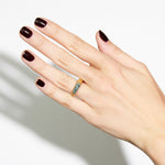 Blue Diamond The Arch Prosperity Stripe Small Ring