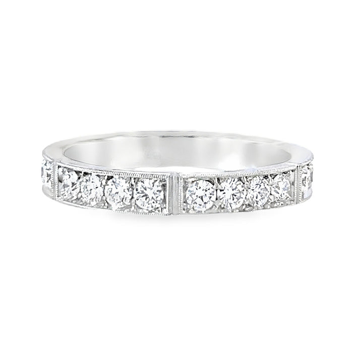 Isabella Diamond Wide Wedding Band