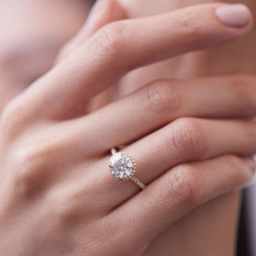 Ceremonial Ring V - Diamond Wedding Ring - Pamela Love