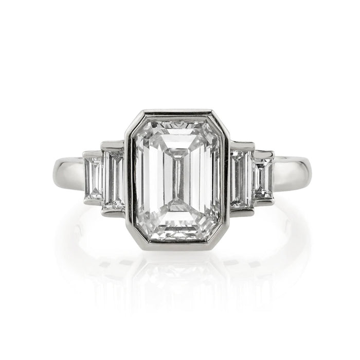 Caroline 1.50ct Emerald Cut Diamond Engagement Ring