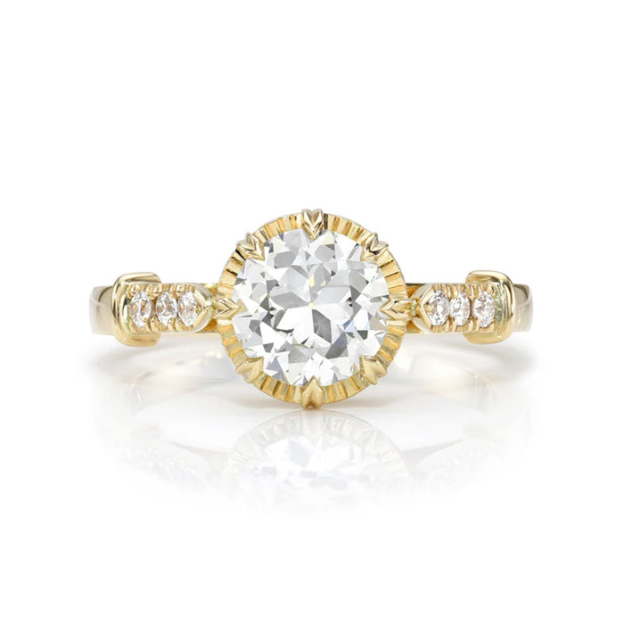 Arielle 0.76ct Old European Cut Diamond Engagement Ring