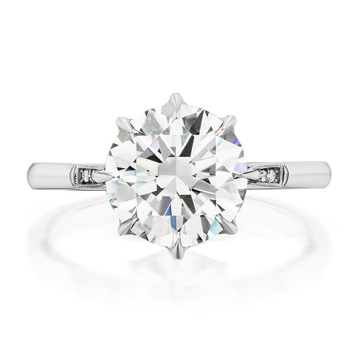 Margot 2.93ct Old European Diamond Engagement Ring