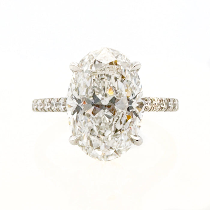 3.70ct Oval Diamond Engagement Ring