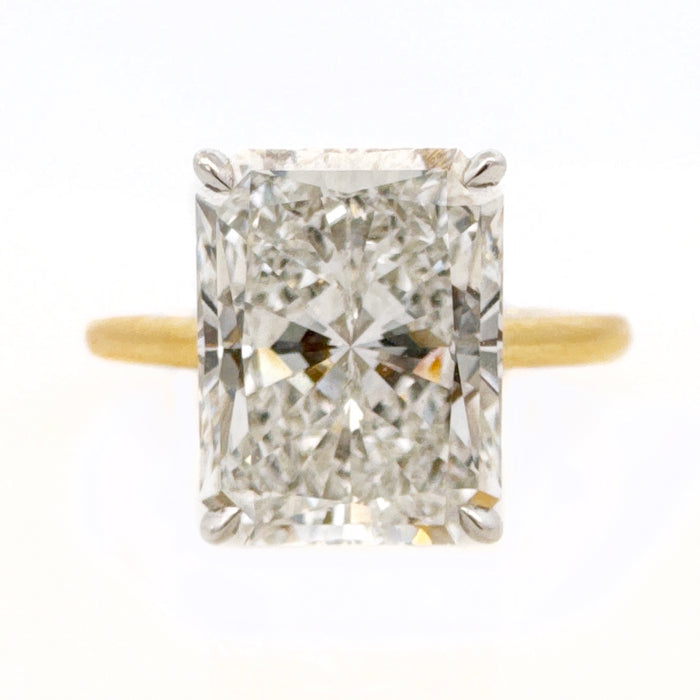 4.01ct Radiant Cut Diamond Engagement Ring