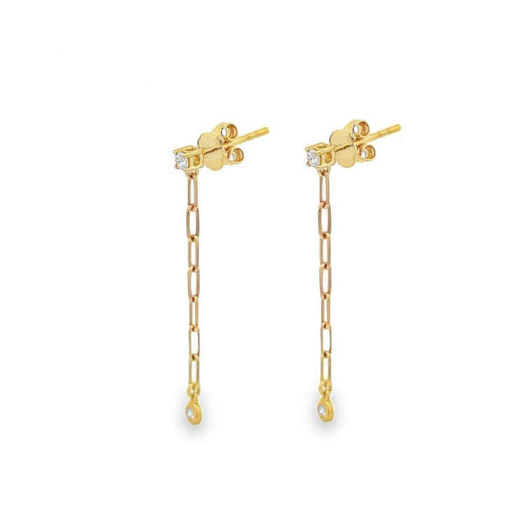 Gold outlets Chain Drop Earrings