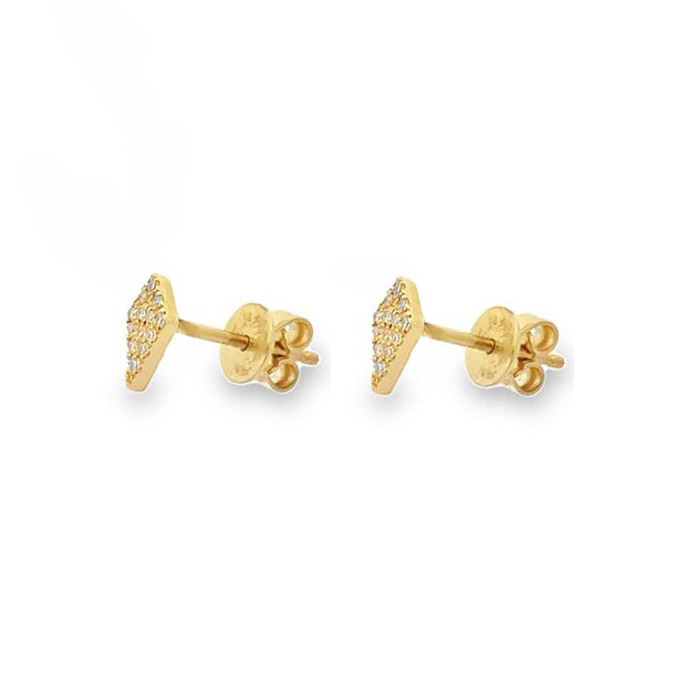 Diamond Petite Kite Stud Earrings