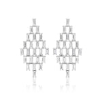 Baguette Diamond Chandelier Earrings