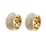 Pavé Diamond Huggie Earrings