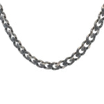 Black Diamond Large Curb Chain Necklace
