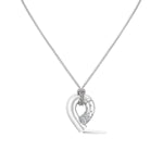 Pavé Diamond White Gold Oera Pendant Necklace