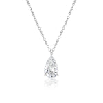 2.00ct Pear-Shaped Diamond Pendant Necklace