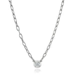 Cori Old European Cut Diamond Pendant Necklace