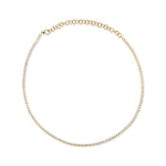 3.55tcw Diamond Tennis Choker Necklace