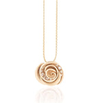 Diamond Rose Mini Necklace