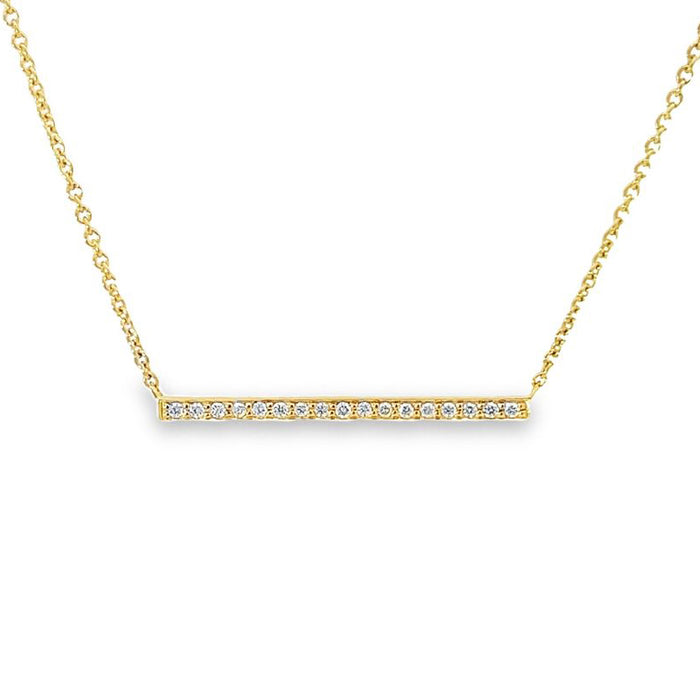 Diamond Bar Necklace