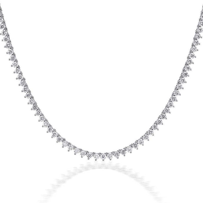 19.00tcw Diamond Tennis Necklace