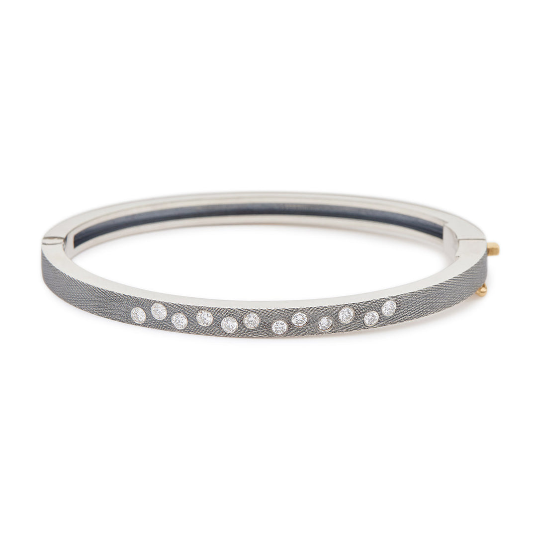 Rene Escobar Diamond Bangle Bracelet