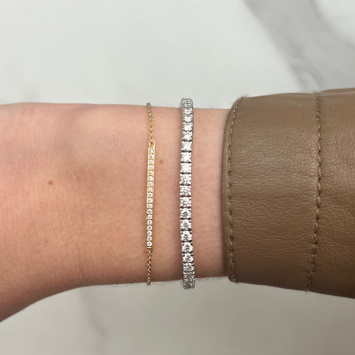 Diamond Bar Bracelet