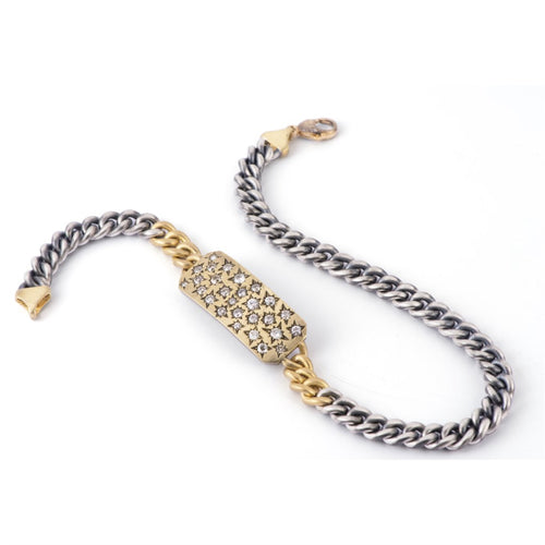 Twinkle Ten Table Diamond Chain Bracelet