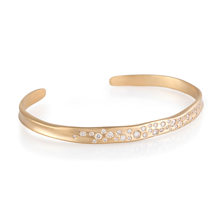 Champagne Diamond Baby Malak Thin Cuff