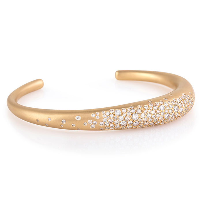 Champagne Diamond Big Urban Winter Cuff