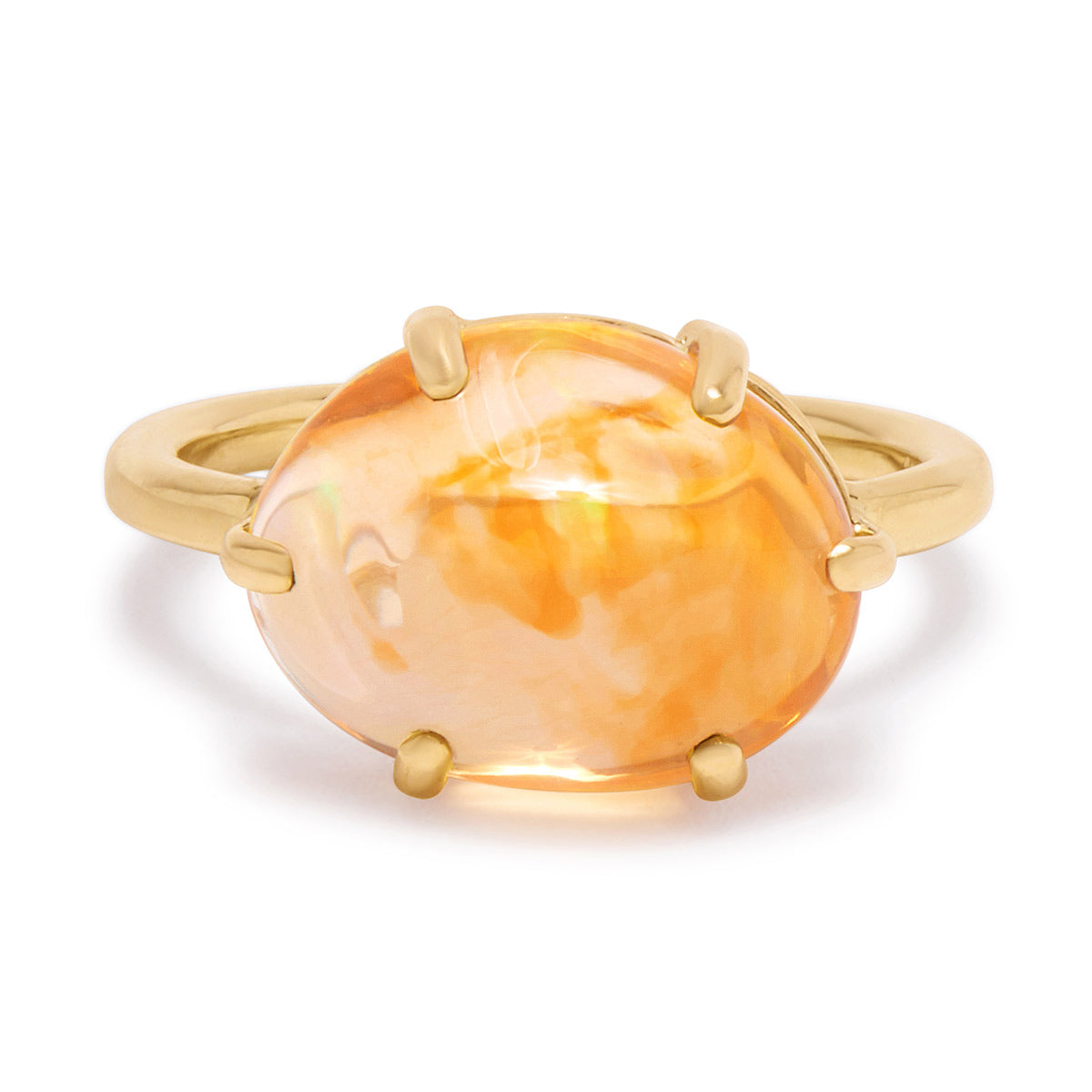 Golden orange clearance coloured opal