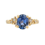 Sapphire & Diamond Encrusted Ring