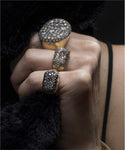 Black Diamond Baby Malak Caviar Ring