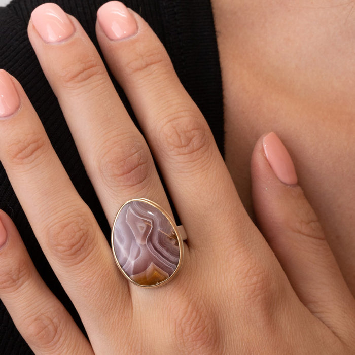 Botswana Agate Ring