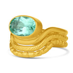 Cypriot Paraiba Tourmaline Ring