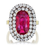 Thai Ruby & Diamond Statement Ring