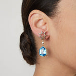 London Blue Topaz & Diamond Earring Extensions