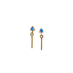 Opal Bar Link Earrings