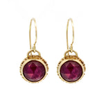 Indian Ruby Drop Earrings