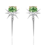 Paraiba Tourmaline & Diamond Drop Earrings