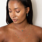 London Blue Topaz Whisper Chain Necklace