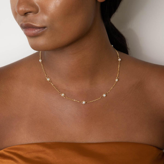 Akoya Pearl Deluxe Whisper Chain Necklace