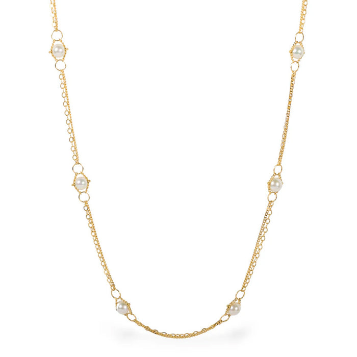 Akoya Pearl Deluxe Whisper Chain Necklace