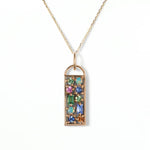 Multigem Ten Pendant Necklace