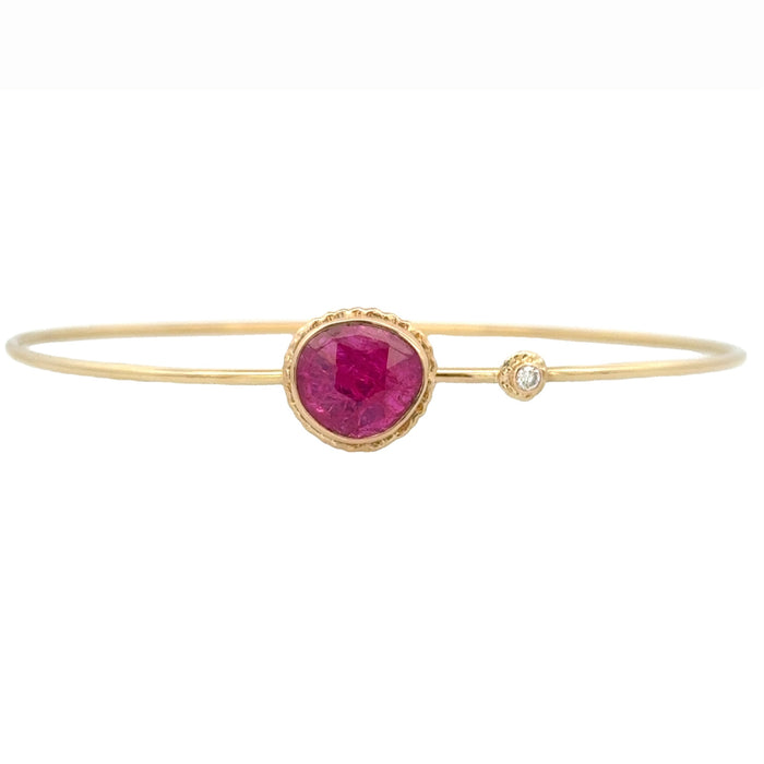 Mozambique Ruby & Diamond Bracelet