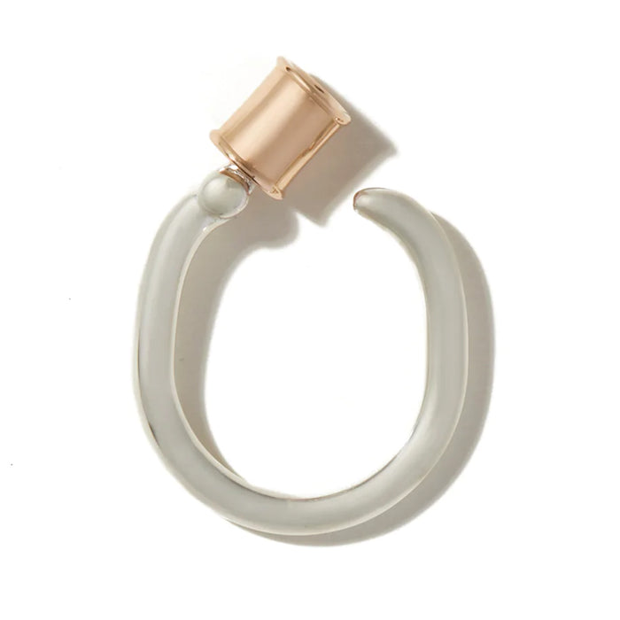 Mixed Metal Trundle Lock Ring