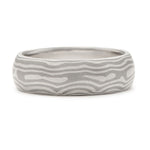 7mm Mokume Gane River Wedding Band