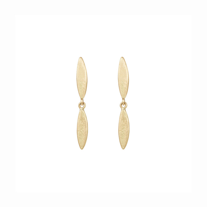 Golden Seed Double Stud Earrings