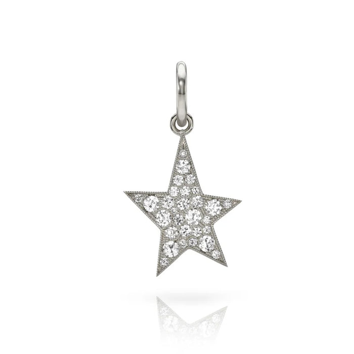 Small Kinsley Diamond Pavé Star Pendant