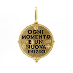 Diamond "Every Moment is a New Beginning" Sun Charm