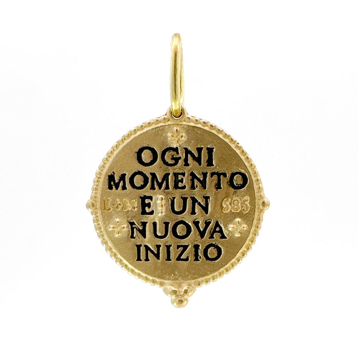 Diamond "Every Moment is a New Beginning" Sun Charm