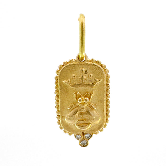 Diamond "Love" Small Queen Bee Charm